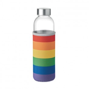 UTAH GLASS Trinkflasche Glas 500 ml, Multicolour