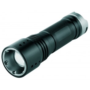 Metmaxx® LED MegaBeam Taschenlampe "PowerFocus5Watt" schwarz