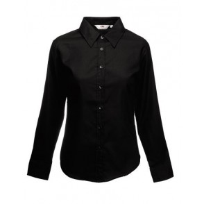 Lady-Fit Long Sleeve Oxford Blouse