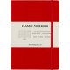 Notizbuch Biarritz aus Karton (ca. DIN A5 Format) - Rot