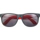 Sonnenbrille Heino aus Kunststoff - Rot