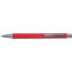 Kugelschreiber Touch mit Softtouch Oberfläche und Glanzgravur - Rot