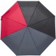 Regenschirm Quarter aus Pongee-Seide - Rot