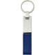 Schlüsselanhänger Design mit Stahlplatte und Kunsstofflasche - Kobaltblau