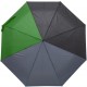 Regenschirm Quarter aus Pongee-Seide - Grün