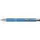 Kugelschreiber Albatros aus Metall mit Softtouch Oberfläche - Hellblau