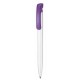 Kugelschreiber CLEAR - weiss/violett