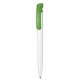 Kugelschreiber CLEAR-weiss/Apfel-grün