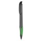Kugelschreiber ATMOS - dunkel grau/Apfel-grün