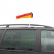 Autofahne Tube Deutschland, schwarz/rot/gelb, Ansicht 2