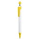 Kugelschreiber PUMPKIN-weiss/zitronen-gelb