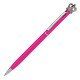 Kugelschreiber mit Krone - pink
