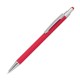 Kugelschreiber aus Metall mit Überzug aus Rubber und Touchfunktion - rot