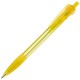 Kugelschreiber Cosmo Grip Transparent - Transparent Gelb
