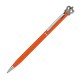 Kugelschreiber mit Krone - orange