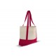 Strandtasche aus Baumwolle OEKO-TEX® 280g/m² 42x10x30cm, Rot