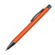 Kunststoffkugelschreiber mit Clip aus Metall - orange