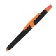Kugelschreiber aus Plastik mit Textmarker und Touchfunktion - orange