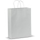 Große Papiertasche im Eco Look - Weiss
