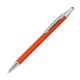 Kugelschreiber aus Metall mit Überzug aus Rubber und Touchfunktion - orange