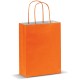 Kleine Papiertasche im Eco Look - Orange