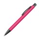 Kunststoffkugelschreiber mit Clip aus Metall - pink