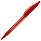 Kugelschreiber Cosmo Transparent - Transparent Rot
