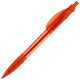 Kugelschreiber Cosmo Transparent - Transparent Orange