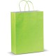 Große Papiertasche im Eco Look - Hellgrün