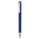 Kugelschreiber TOP SPIN SILVER - royal-blau transparent