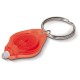 Mini Schlüsselanhänger Licht - Gefrostet Rot