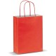 Kleine Papiertasche im Eco Look - Rot