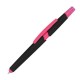 Kugelschreiber aus Plastik mit Textmarker und Touchfunktion - pink