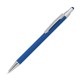 Kugelschreiber aus Metall mit Überzug aus Rubber und Touchfunktion - blau