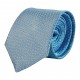 Krawatte, Reine Seide, jacquardgewebt - hellblau