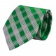 Krawatte, Reine Seide, jacquardgewebt - grün