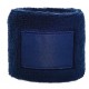 Frottier Armschweißband 6cm mit Label - marine blau