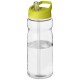 H2O Base® 650 ml Sportflasche mit Ausgussdeckel - transparent/limone