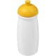 H2O Pulse® 600 ml Sportflasche mit Stülpdeckel - weiss/gelb