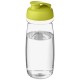 H2O Pulse® 600 ml Sportflasche mit Klappdeckel - transparent/limone