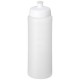 Baseline® Plus grip 750 ml Sportflasche mit Sportdeckel- transparent/weiss