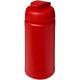 Baseline® Plus 500 ml Sportflasche mit Klappdeckel - rot
