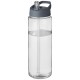 H2O Vibe 850 ml Sportflasche mit Ausgussdeckel - transparent/storm grey