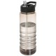 H2O Treble 750 ml Sportflasche mit Ausgussdeckel- Charcoal/schwarz