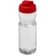 H2O Base® 650 ml Sportflasche mit Klappdeckel - transparent/rot