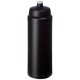Baseline® Plus grip 750 ml Sportflasche mit Sportdeckel- schwarz