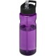 H2O Base® 650 ml Sportflasche mit Ausgussdeckel - lila/schwarz