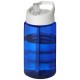 H2O Bop 500 ml Sportflasche mit Ausgussdeckel - blau/weiss