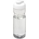 H2O Base® 650 ml Sportflasche mit Klappdeckel - transparent/weiss