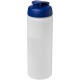 Baseline® Plus 750 ml Flasche mit Klappdeckel - transparent/blau